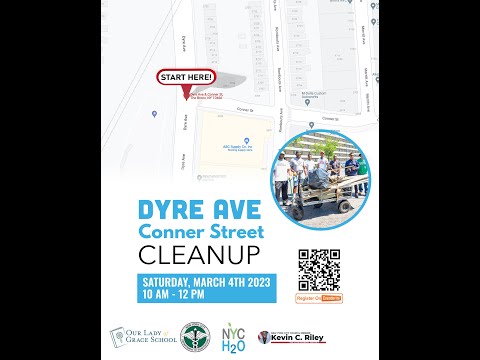 Dyre Ave cleanup March 4 2023
